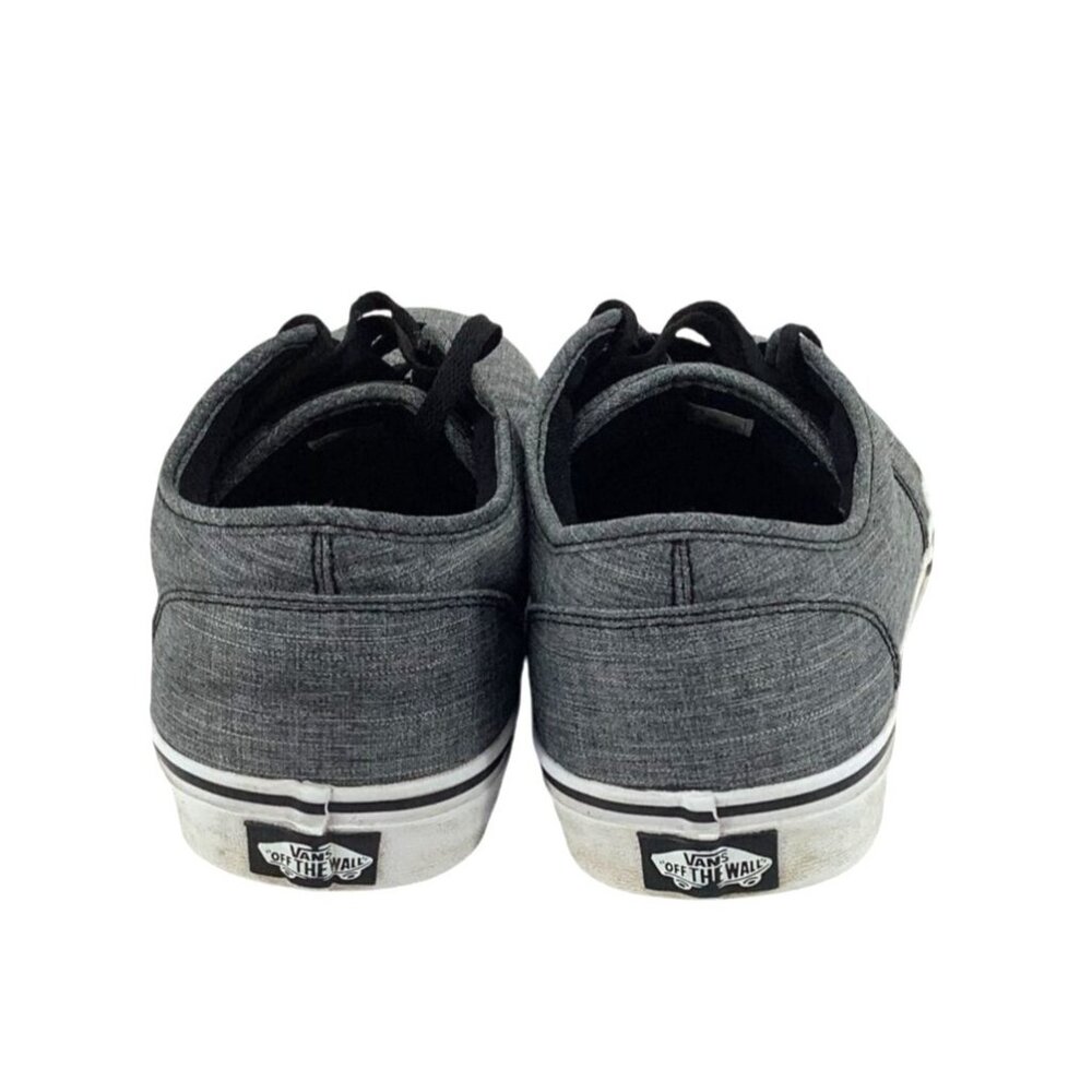 Vans Gray Canvas Mens Low-Top Sneakers Size 12 - Picture 4 of 8